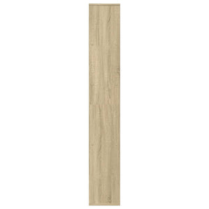 vidaXL Room Divider Bookcase Sonoma Oak 67x25x161.5 cm Engineered Wood