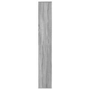 vidaXL Room Divider Bookcase Grey Sonoma 67x25x161.5 cm Engineered Wood