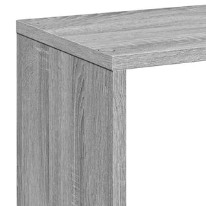 vidaXL Room Divider Bookcase Grey Sonoma 67x25x161.5 cm Engineered Wood