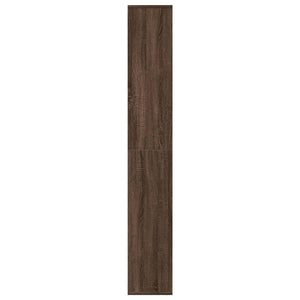 vidaXL Room Divider Bookcase Brown Oak 67x25x161.5 cm Engineered Wood