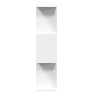 vidaXL Room Divider Bookcase 3-Tier White 70x24x97 cm Engineered Wood