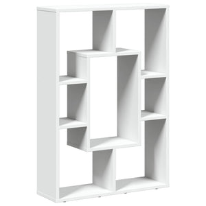 vidaXL Bookcase White 63x20x90 cm Engineered Wood