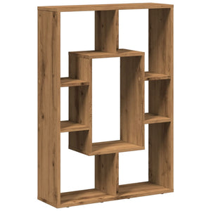 vidaXL Bookcase Artisian Oak 63x20x90 cm Engineered Wood