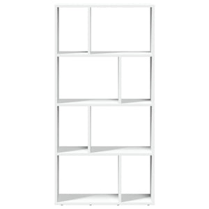 vidaXL Bookcase White 60x20x120 cm Engineered Wood