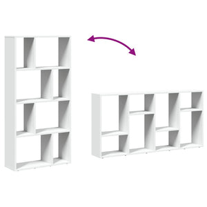 vidaXL Bookcase White 60x20x120 cm Engineered Wood