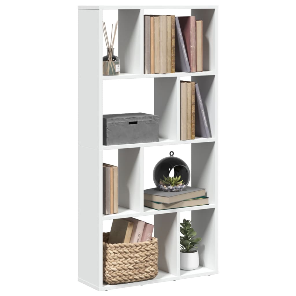 vidaXL Bookcase White 60x20x120 cm Engineered Wood