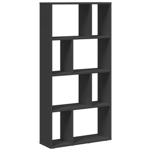 vidaXL Bookcase Black 60x20x120 cm Engineered Wood