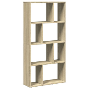 vidaXL Bookcase Sonoma Oak 60x20x120 cm Engineered Wood