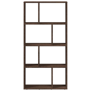 vidaXL Bookcase Brown Oak 60x20x120 cm Engineered Wood