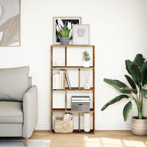 vidaXL Bookcase Old Wood 60x20x120 cm Engineered Wood