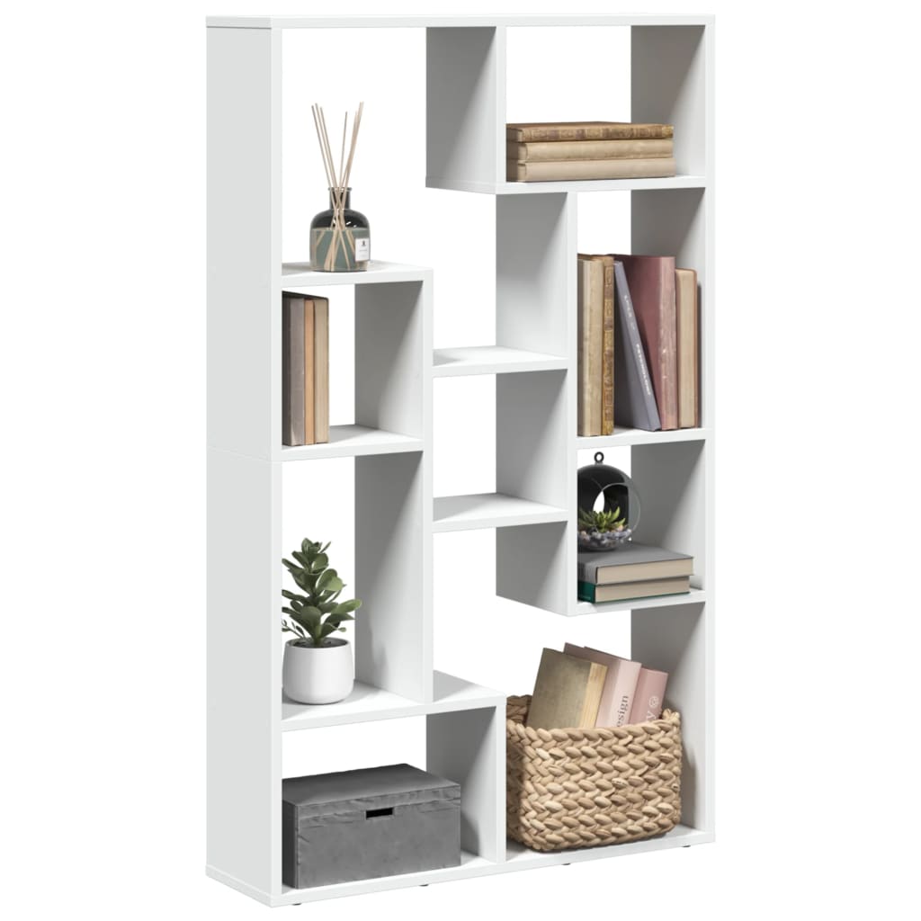 vidaXL Bookcase White 72x20x120 cm Engineered Wood