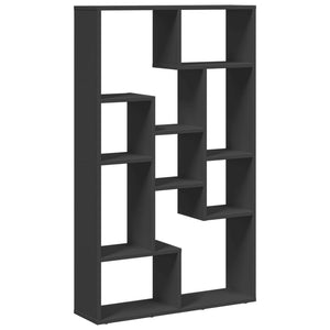 vidaXL Bookcase Black 72x20x120 cm Engineered Wood