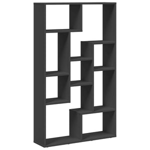 vidaXL Bookcase Black 72x20x120 cm Engineered Wood