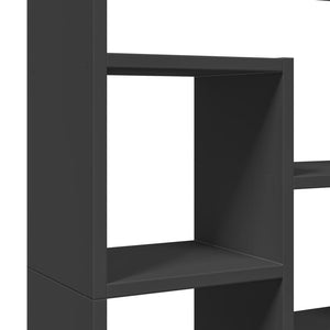 vidaXL Bookcase Black 72x20x120 cm Engineered Wood