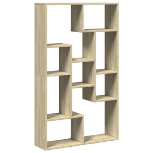 vidaXL Bookcase Sonoma Oak 72x20x120 cm Engineered Wood