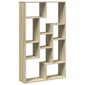 vidaXL Bookcase Sonoma Oak 72x20x120 cm Engineered Wood