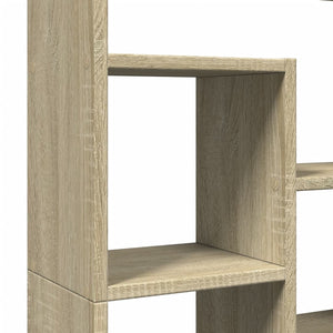 vidaXL Bookcase Sonoma Oak 72x20x120 cm Engineered Wood