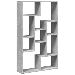 vidaXL Bookcase Concrete Grey 72x20x120 cm Engineered Wood