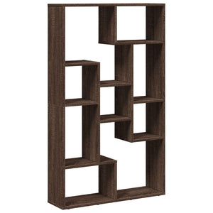 vidaXL Bookcase Brown Oak 72x20x120 cm Engineered Wood