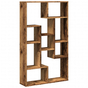 vidaXL Bookcase Old Wood 72x20x120 cm Engineered Wood