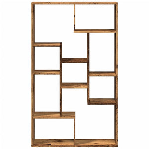 vidaXL Bookcase Old Wood 72x20x120 cm Engineered Wood