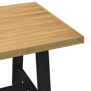 vidaXL Dining Table NOAIN A-Shaped Legs 180x90x75 cm Solid Wood Pine