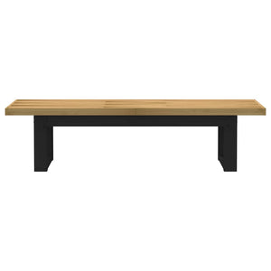 vidaXL Dining Bench NOAIN U-Shaped Legs 180x40x45 cm Solid Wood Pine