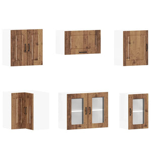 vidaXL 11 Piece Kitchen Cabinet Set Kalmar Old Wood Engineered Wood