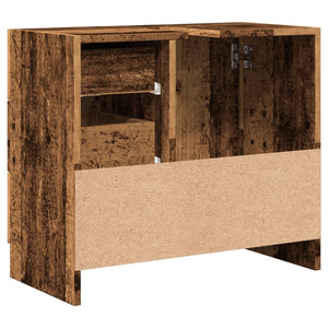 vidaXL Sink Cabinet Old Wood 63x30x54 cm Engineered Wood