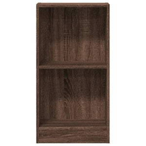 vidaXL Bookcase Brown Oak 40x24x76 cm Engineered Wood