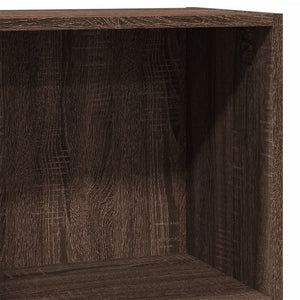 vidaXL Bookcase Brown Oak 40x24x76 cm Engineered Wood