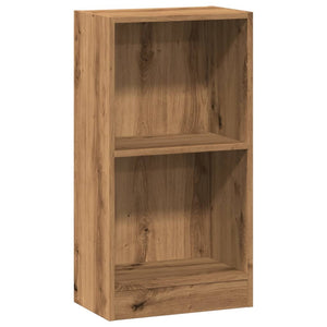 vidaXL Bookcase Artisian Oak 40x24x76 cm Engineered Wood