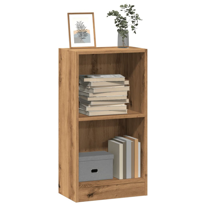 vidaXL Bookcase Artisian Oak 40x24x76 cm Engineered Wood