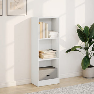 vidaXL Bookcase White 40x24x109 cm Engineered Wood