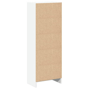 vidaXL Bookcase White 40x24x109 cm Engineered Wood