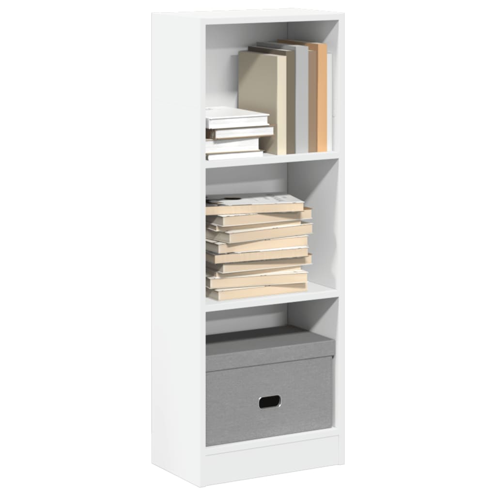 vidaXL Bookcase White 40x24x109 cm Engineered Wood