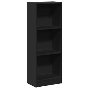 vidaXL Bookcase Black 40x24x109 cm Engineered Wood