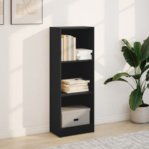 vidaXL Bookcase Black 40x24x109 cm Engineered Wood