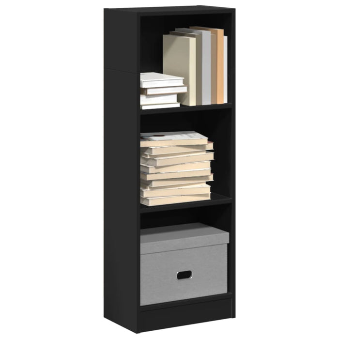 vidaXL Bookcase Black 40x24x109 cm Engineered Wood