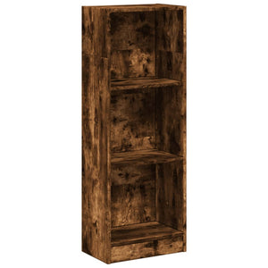 vidaXL Bookcase Smoked Oak 40x24x109 cm Engineered Wood