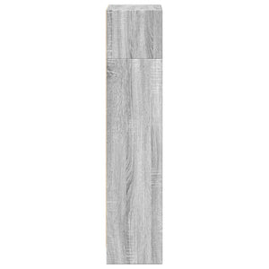 vidaXL Bookcase Grey Sonoma 40x24x109 cm Engineered Wood