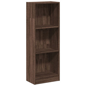 vidaXL Bookcase Brown Oak 40x24x109 cm Engineered Wood