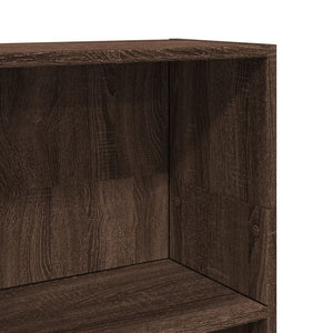 vidaXL Bookcase Brown Oak 40x24x109 cm Engineered Wood