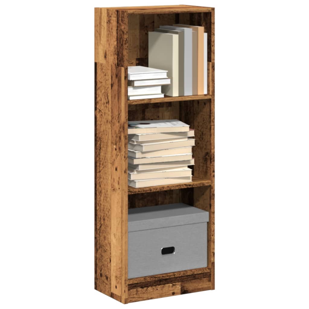 vidaXL Bookcase Old Wood 40x24x109 cm Engineered Wood