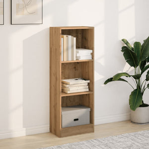 vidaXL Bookcase Artisian Oak 40x24x109 cm Engineered Wood