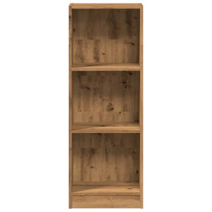 vidaXL Bookcase Artisian Oak 40x24x109 cm Engineered Wood