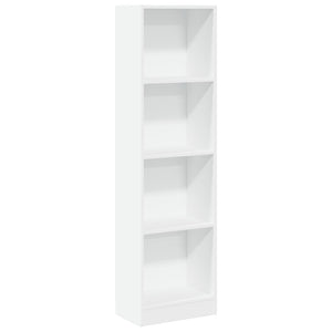 vidaXL Bookcase White 40x24x143 cm Engineered Wood