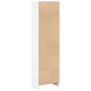 vidaXL Bookcase White 40x24x143 cm Engineered Wood