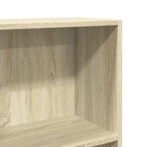 vidaXL Bookcase Sonoma Oak 40x24x143 cm Engineered Wood