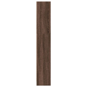 vidaXL Bookcase Brown Oak 40x24x143 cm Engineered Wood